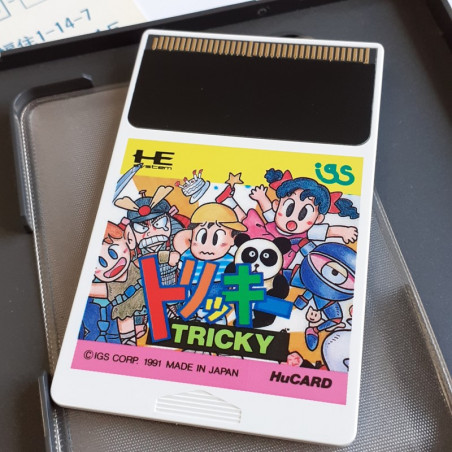Tricky Nec PC Engine Hucard Japan Game PCE Jeu IGS Corp. 1991