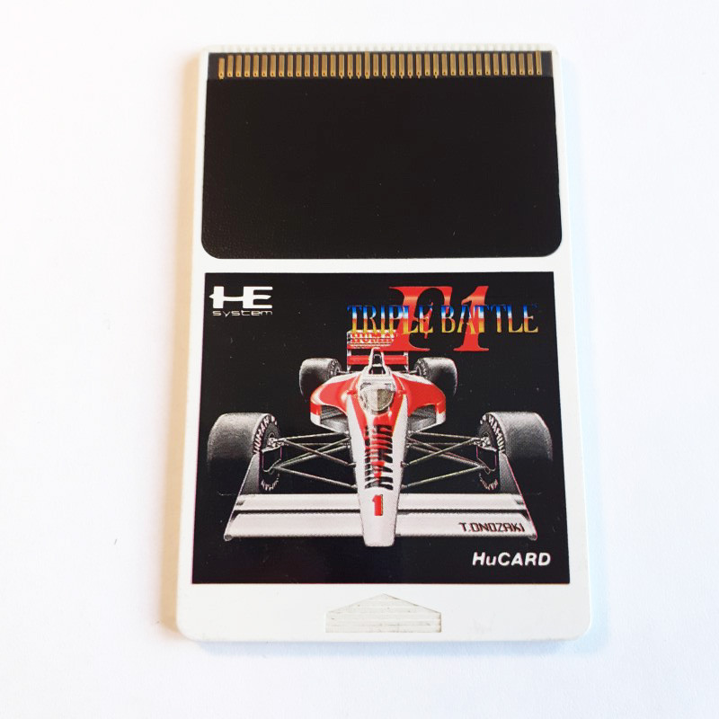 F1 Triple Battle (Hucard Only) Nec PC Engine Japan Game PCE Jeu Formula One Racing Human