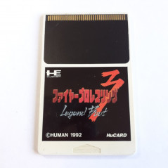 Fire Pro Wrestling 3 Legend Bout (Hucard Only) Nec PC Engine Japan Game PCE Jeu Catch Human 1992