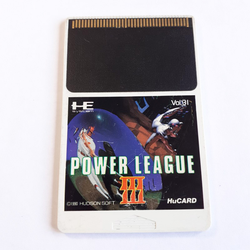 Power League III Yakyu (Hucard Only) Nec PC Engine Japan Game PCE Jeu Baseball Hudson Soft Vol.31