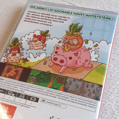 Turnip Boy Commits Tax Evasion Nintendo Switch Fr Game Multilanguage NEW Sealed Adventure Reflexion Graffiti