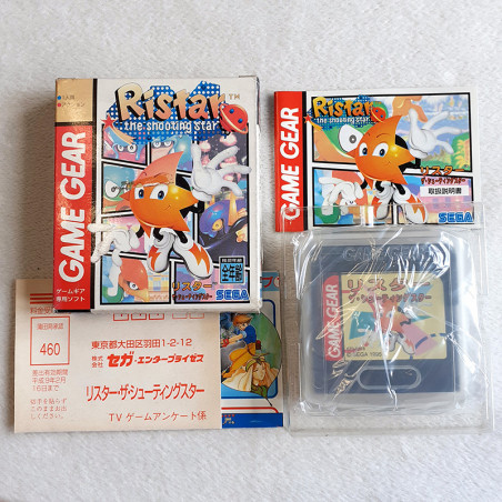 Ristar The Shooting Star Sega Game Gear Japan Ver.NEW/NEUF Jeu GameGear Platform