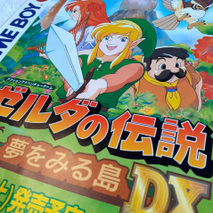 The Legend Of Zelda Awakening DX Game Boy Color Chirashi Flyer Pamphlet Handbill Nintendo Japan 1998