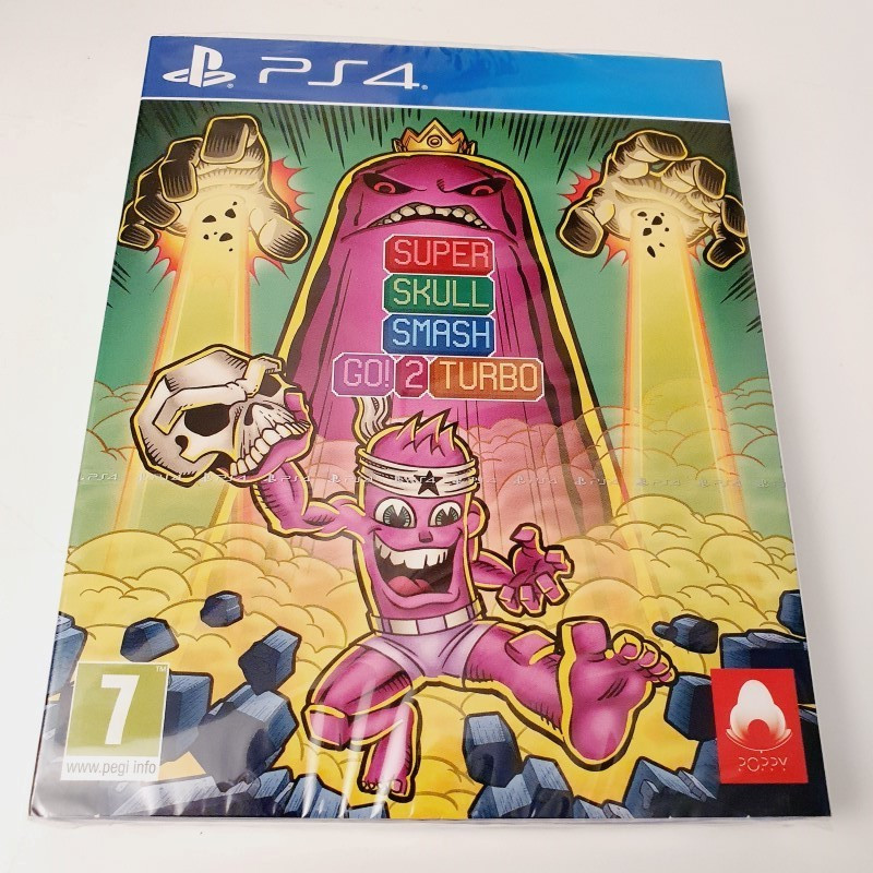 Super Skull Smash Go!2 Turbo PS4 FR New/SEALED Red Art Games Action 3770011615810 (DV-FC1)