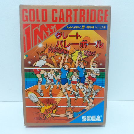 Great VolleyBall Sega Mark III Master System Japan Game Jeu Volley Ball 1987 G-1317