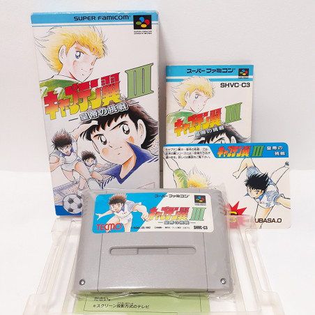 Captain Tsubasa III Super Famicom (Nintendo SFC) Japan Game Oliv et Tom Tecmo 1992 SHVC-C3