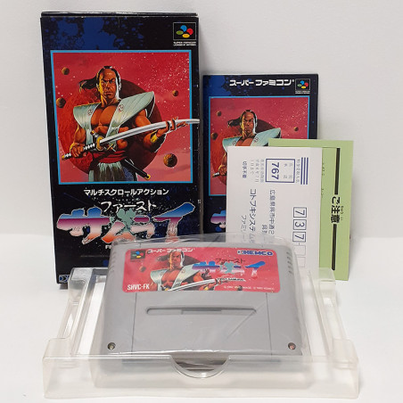 ファーストサムライ Super Famicom (Nintendo SFC) Japan Game Kemco Action 1993 SHVC-FK