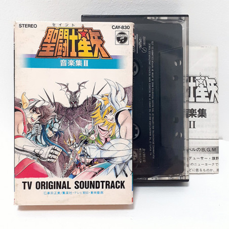 Saint Seiya Cassette Audio Tape K7 TV Original Soundtrack Japan 1987 Anime Manga