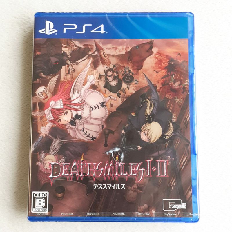 Deathsmiles I & II +Bonus PS4 Japan Game In ENG-FR-ESP Neuf/NewSealed Shmup Shooting Cave