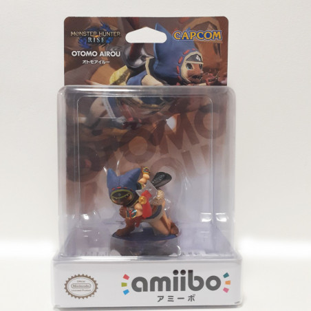 Amiibo Monster Hunter Rise Alico Otomo Airou Figure Japan Ver. NEUF/NEW Sealed Nintendo/Capcom