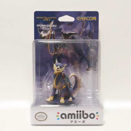 Amiibo Monster Hunter Rise Otomo Garuku Palamute Figure Japan Ver. NEUF/NEW Sealed Nintendo/Capcom