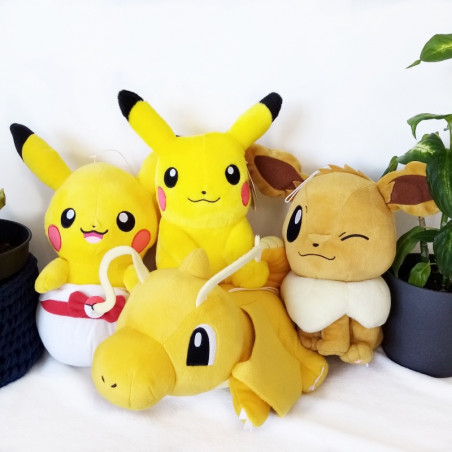 Pocket Monster 4 Peluches Set C Plush Pokemon Banpresto Japan Official