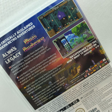 Alwa's Collection With Sticker Nintendo Switch FR Game EN-DE-FR-IT-PT-RU-ES NEW/SEALED Action Plateform