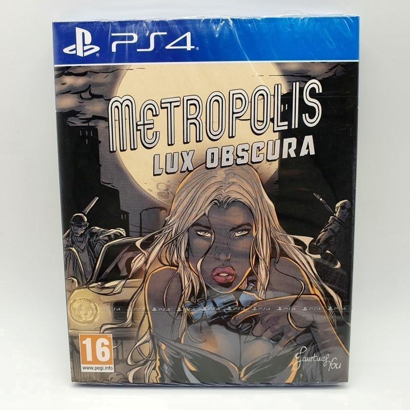 Metroplois Lux Obscura With Sleeve(999)Sony PS4 FR Game In DE-EN-CH-ES-FR-JP-RU New/SEALED Red Art Games Aventure(DV-FC1)