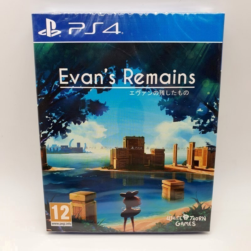 Evan's Remains With Sleeve(1500)Sony PS4 FR Game In DE-ED-ES-FR-IT-JP-PT New/SEALED Red Art Games Aventure(DV-FC1)