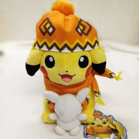 Pocket Monster Yuki Matsuri no Pikachu Snow festival Peluche Plush Nintendo Pokemon Center Japan Official