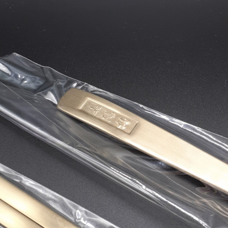 Korean Stainless Spoon & Chopsticks Set Cuillère + Baguettes New Drama Culture