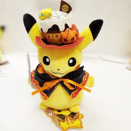 Pocket Monster Halloween Pikachu We are Team Treat ! Peluche Plush Nintendo Pokemon Center Japan Official