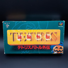 Tetris Battle Gaiden +Reg.Card Super Famicom Japan Game Nintendo SFC Action Puzzle 1993