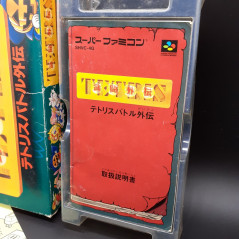 Tetris Battle Gaiden +Reg.Card Super Famicom Japan Game Nintendo SFC Action Puzzle 1993