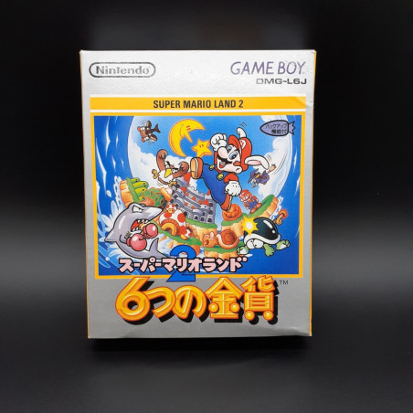 スーパーマリオランド2 6つの金貨 Nintendo Game Boy Japan Ver. Platform Mario Land 1992 DMG-L6J Gameboy