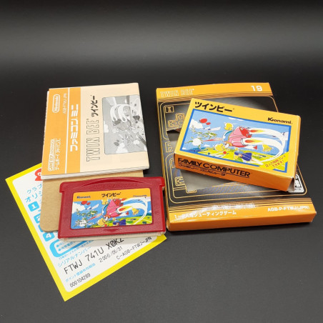 Twinbee Famicom Mini 19 Game Boy Advance GBA Japan Ver. shmup Shooting konami 2004 Nintendo