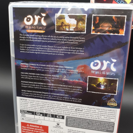 Ori The Collection nintendo Switch Euro Game in EN-FR-DE-ES-IT Neuf/NewSealed Iam8bit Action Platform