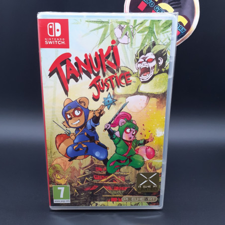 Tanuki Justice Pixel Heart Limited Nintendo Switch Euro Game Neuf/NewSealed Adventure Action Platform
