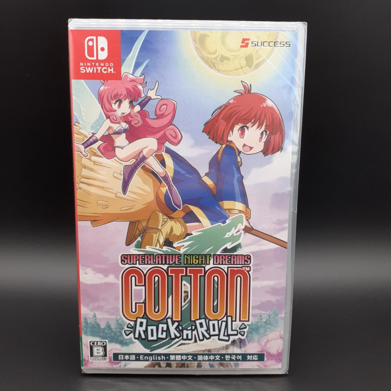 Cotton Rock'n'Roll Nintendo Switch Japan Game in ENGLISH Neuf/New Sealed Shmup Shooting Success
