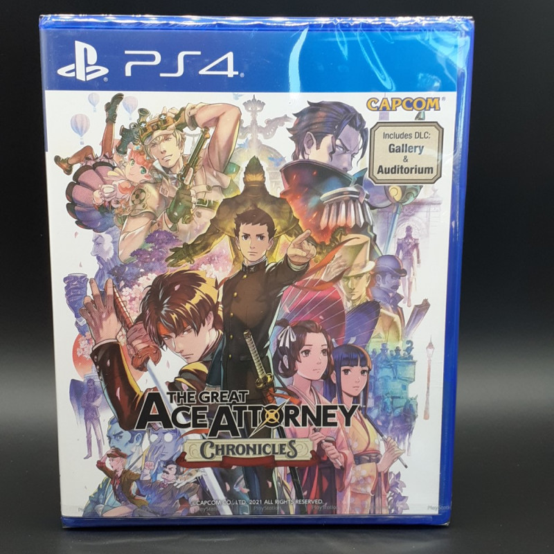 The Great Ace Attorney Chronicles PS4 Asian Game (ENG Sub) Gyakuten Saiban NEW Capcom Aventure Mystery Enquete