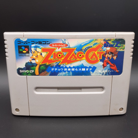 Zig Zag Cat (Cartridge Only) Super Famicom Japan Game Nintendo SFC SHVC-ZP