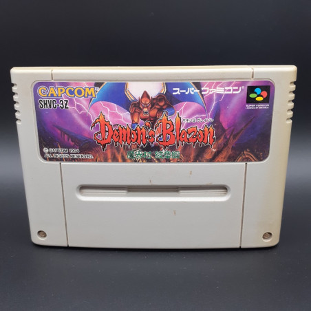 Demon's Blazon Crest (Cartridge Only) Super Famicom Japan Game Nintendo SFC Makaimura Capcom SHVC-3Z