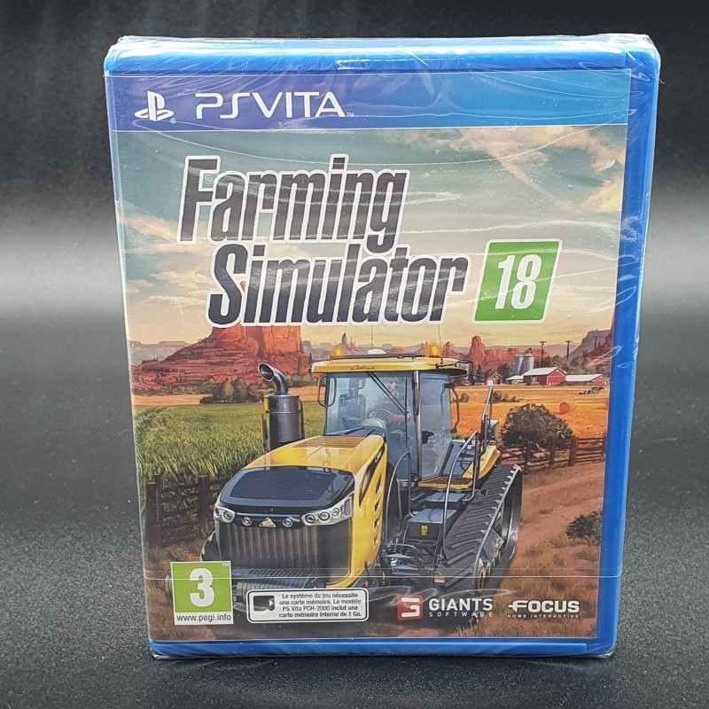 Farming Simulator 18 Sony Psvita FR NEW/SEALED Focus Simulation Gestion (DV-FC1)