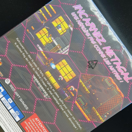 Metagal With Sleeve Sony PS4 FR New/SEALED Red Art Games Platforme Action (DV-FC1)
