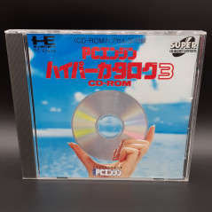 Monthly Magazine Hyper Catalog 3 Nec PC Engine SuperCD-Rom² Game Freaks Demo PCE