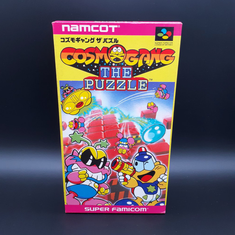 Cosmo Gang The Puzzle Super Famicom Japan Game Nintendo SFC NEW/NEUF Namcot 1993