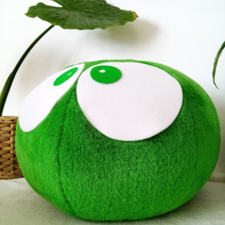 Peluche Retro PuyoPuyo MoMoMo Puyoman BIG Plush Compile Japan Official Goods Puyo Puyo Green