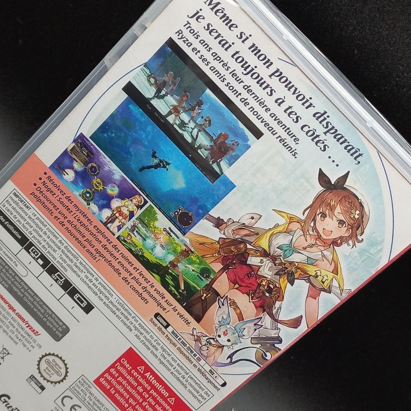 Atelier Ryza 2: Lost Legends&the Secret Fairy Nintendo Switch Fr New 