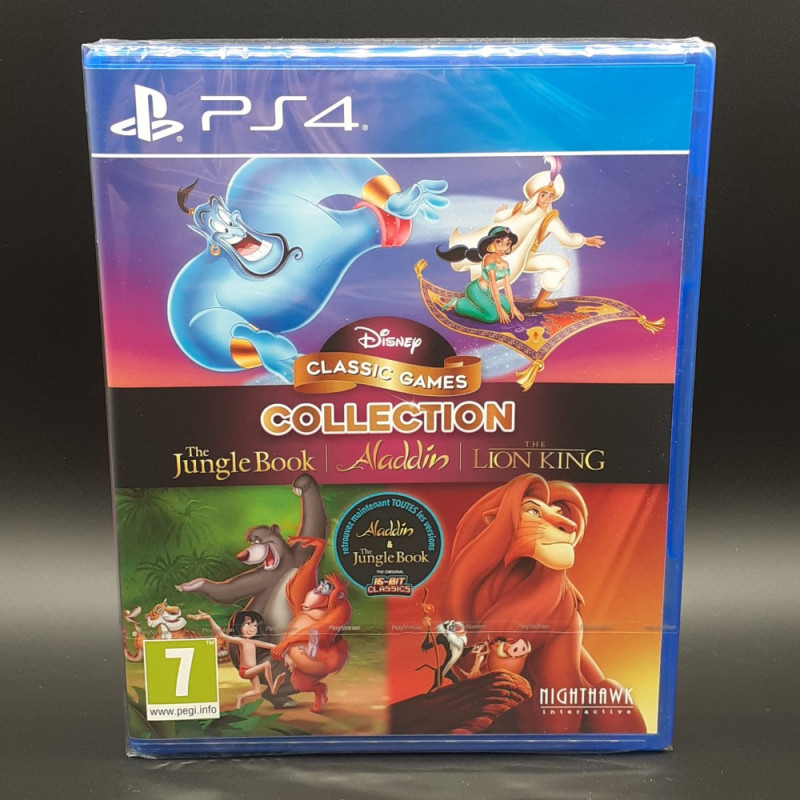 Disney Classic Games Collection Jungle Book/Aladdin/Lion King PS4 NewSealed Jeu Playstation 4
