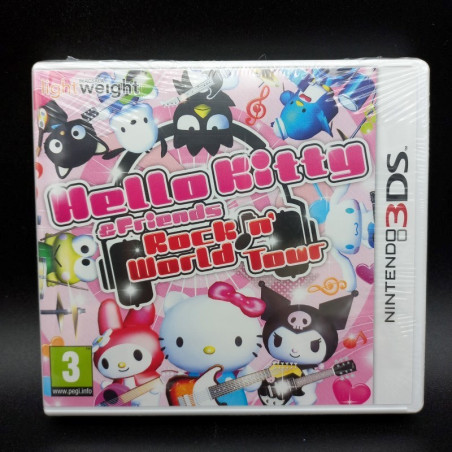 Hello Kitty&Friends Rock n' World Tour Nintendo 3DS FR NewSealed RISING STAR SANRIO