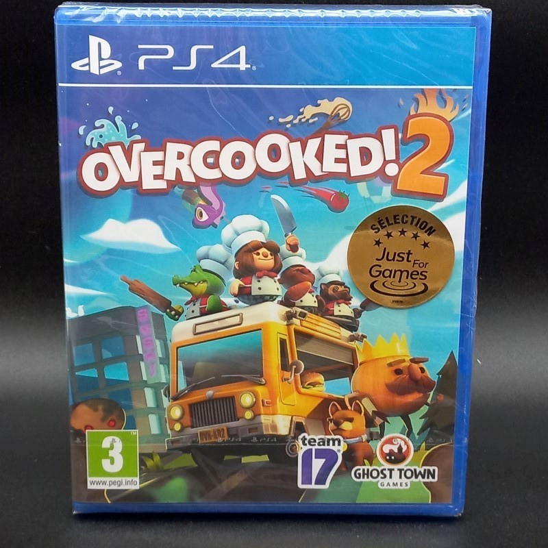 Overcooked! 2 Sony PS4 FR NewSealed TEAM 17 Party Game Multiplayer Cook
