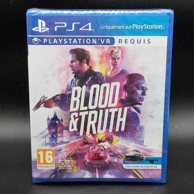 Blood&Truth PLAYSTATION VR/PSVR PS4 FR NewSealed Sony FPS Tir