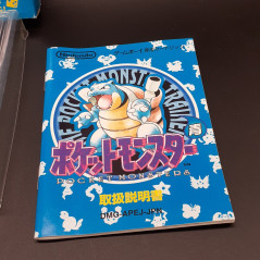 Pocket Monsters Pokemon Aoi Blue Bleu Nintendo Game Boy Japan Game RPG Sgame Freak 1995 DMG-P-APEJ Gameboy