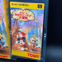 Mickey No Tokyo Disneyland Daibouken Super Famicom (Nintendo SFC) Japan Game Platform Action Tomy 1994 SHVC-ZJ