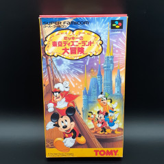 Mickey No Tokyo Disneyland Daibouken Adventure Super Famicom Nintendo SFC Japan Game Platform Action Tomy 1994 SHVC-ZJ