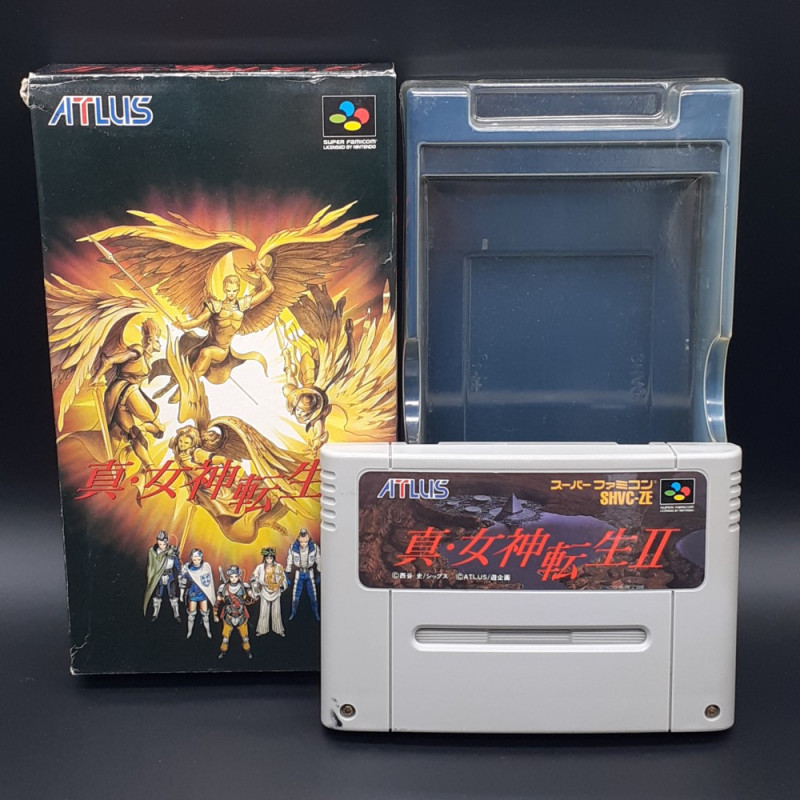 Shin Megami Tensei II Super Famicom Nintendo SFC Japan Game (No Manual) Persona RPG Atlus 1994
