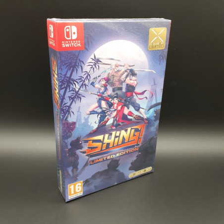 Shing! Limited Edition Nintendo Switch Euro Game In EN-FR-DE-ES-IT Neuf/NewSealed PIXEL HEART Combat, Action