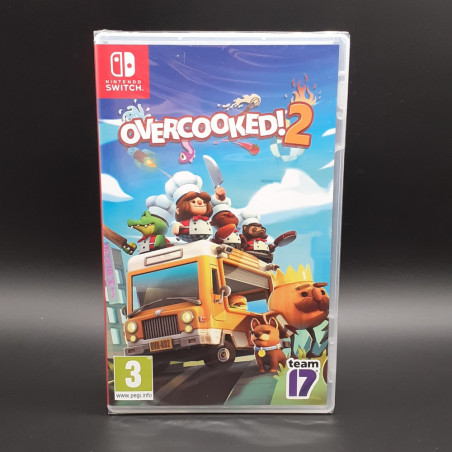Overcooked! 2 Nintendo Switch FR Game In EN-FR-ES-DE-IT-KR-JP Neuf/NewSealed