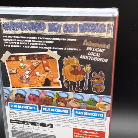 Overcooked! 2 Nintendo Switch FR Game In EN-FR-ES-DE-IT-KR-JP Neuf/NewSealed