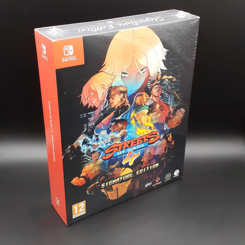 Streets Of Rage 4 Signature Edition Switch Euro Game In EN-FR-DE-ES-IT Neuf/NewSealed Bare Knuckles Beat Them All